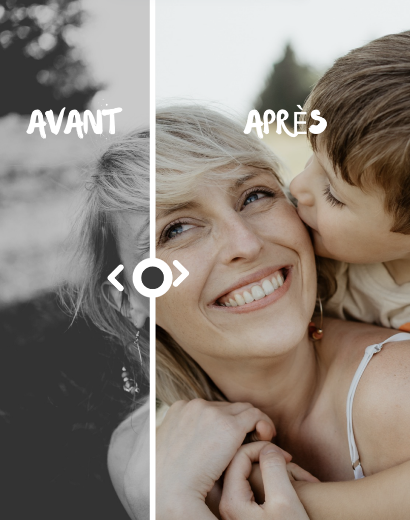 Avant-après coaching parental, relation parent enfant, plaisir d'être parent